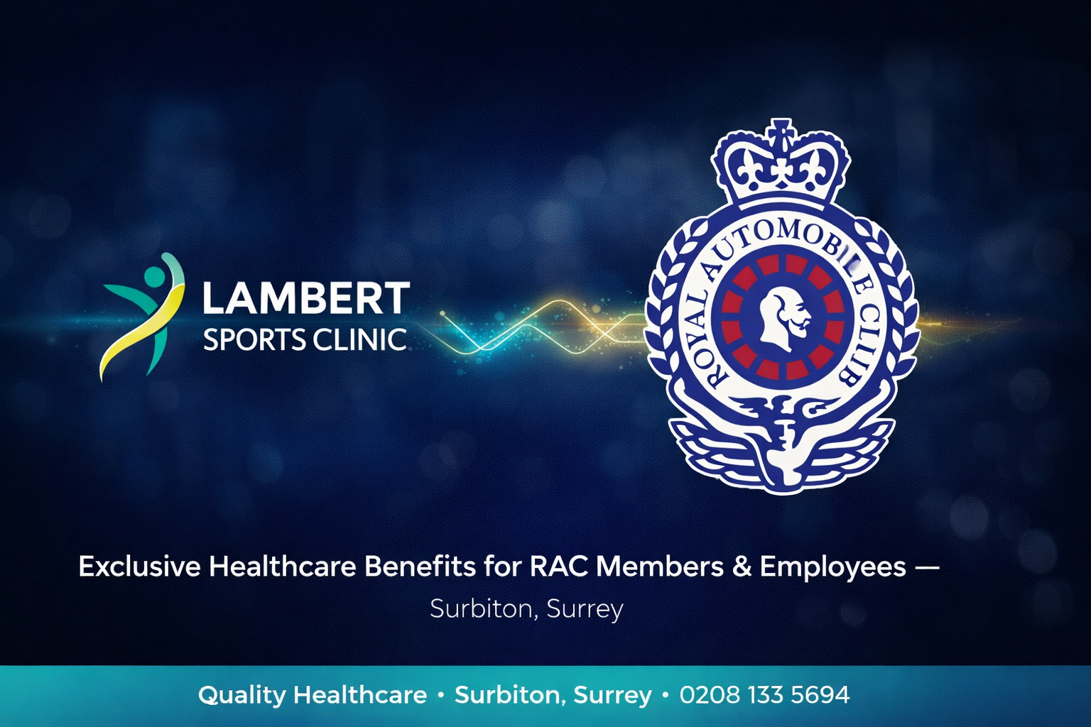 Lambert Sports Clinic and Lambert Medical Practice — Exclusive Healthcare Benefits for RAC Employees and Members